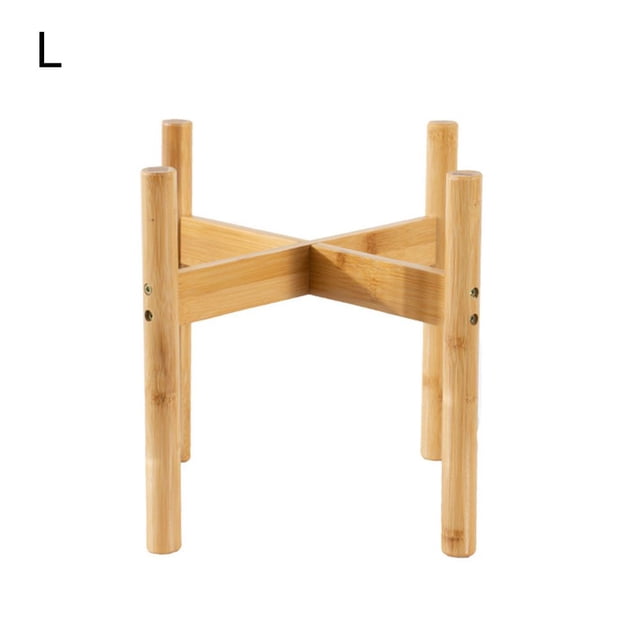 Bamboo Flower Succulent Stand Window Balcony Tabletop Flower Pot Bracket Plant Pot Display Stand Shelf Home Garden Decor