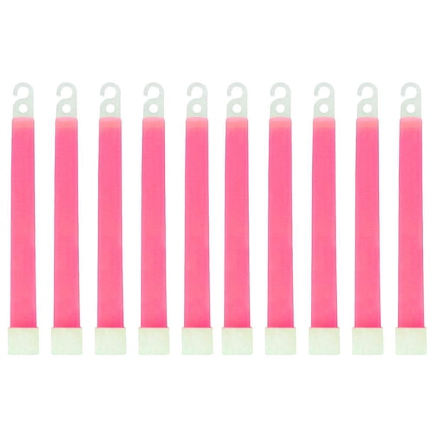 Glow Light Sticks 6 pulgadas Impermeable Supervivencia Senderismo Camping Gear Pink 10pcs FLhrweasw Nuevo