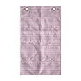thumbnail image 1 of Abstract Hanging Pocket Organizer, Basic Design of Horizontal Stripes and Vertical Dashes in Monochrome, Printed Polyester Storage Bag with Pockets, 21" x 31", Pale Pink White, 1 of 2