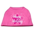 thumbnail image 3 of Christmas Screenprinted Dog Shirt, "Scribble Happy Holidays", 3 of 8