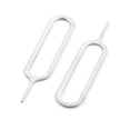 thumbnail image 2 of Smartphone Metal SIM Card Needle Tray Remover Tool Key Silver Tone 50pcs, 2 of 7