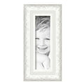 thumbnail image 2 of ArtToFrames 4" x 13" Majestic White Picture Frame, 4x13 inch Silver Wood Poster Frame (WOM-5198), 2 Pack, 2 of 6