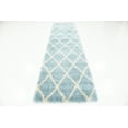 thumbnail image 5 of Unique Loom Opulence Trellis Shag Geometric Area Rug or Runner, 5 of 7