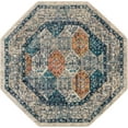 thumbnail image 2 of Rugs.com Lola Collection Rug – 4 Ft Octagon Multi Medium Rug Perfect For Living Rooms, Kitchens, Entryways, 2 of 7