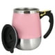 thumbnail image 5 of Taza de agua magnética eléctrica de acero inoxidable con carga USB, taza mezcladora para café, leche y agitación automática, 400 ml, color rosa, 5 of 14