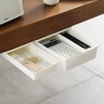 thumbnail image 4 of under Desk Drawer Self-Adhesive: Hidden Office Organizer Table Storage Organizer, 4 of 10