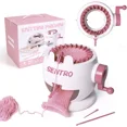 thumbnail image 1 of 22 Needles Smart Knitting Machine, Knitting Board Rotating Double Knit Loom Machine for Adults or Kids, Knitting Round Loom Kit (22 Needles), 1 of 6