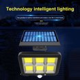 thumbnail image 4 of Foco solar exterior COB de seguridad con sensor de movimiento, resistente al agua IP65 160COB, 4 of 9