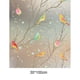 thumbnail image 2 of Bienvenido Color pájaro electrostático sin pegamento película de vidrio sin pegamento fondo blanco pegatinas de ventana opacas, 2 of 5