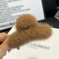 thumbnail image 4 of Stylish Barrettes For Effortless Hair Styling Hair Accessories For All Hair Types Elegant And Practical Hair Clips Soft Mink Velvet Material Perfect For Quick Hair Fixes, 4 of 5