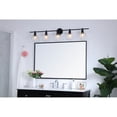 thumbnail image 2 of Gene 5 light Black and Clear glass Wall sconce, 2 of 3