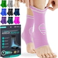 thumbnail image 1 of Modvel Foot & Ankle Brace Socks For Sprained Ankle Compression Sleeve - Foot Support For Women & Men - Tendonitis & Arthritis Ankle Brace Sports Running, Torn Ligaments & Women Stabilizing Ankle Wrap, 1 of 5