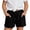W158 Black, variant on Landzoo Kids Girls Shorts Solid Color Elastic Waist With Pockets And Drawstring Summer Quick Dry Girls Active Shorts Size 4-5 Years Beige