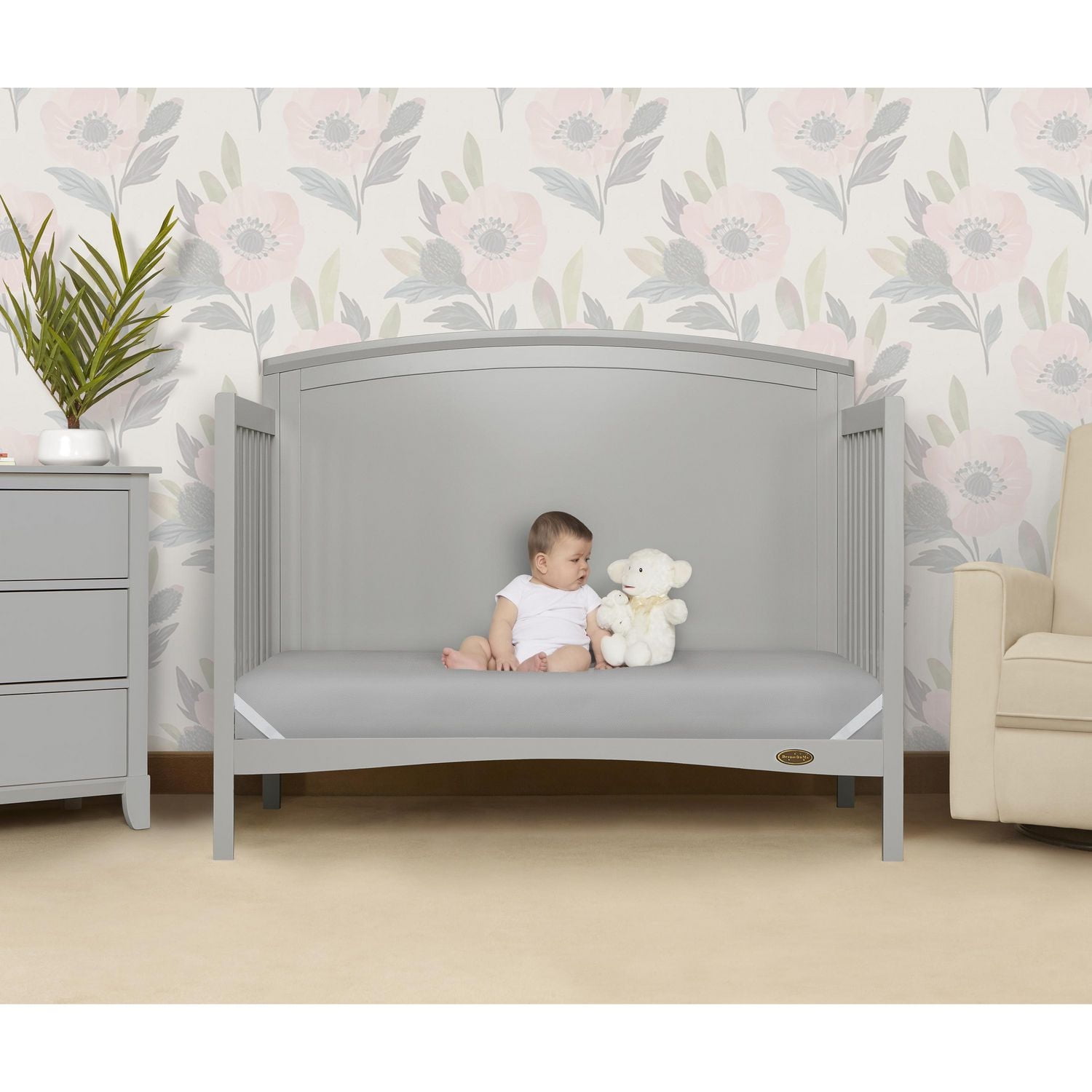 Matelas pour lit d'enfant et tout-petit Dream On Me Starbright Breathable Fiber