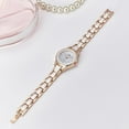 thumbnail image 2 of Relojes Clásicos para Mujer Pequeños Viajes Compras (oro), 2 of 9
