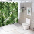 thumbnail image 7 of Orinice Tropical Plants Shower Curtain for Bathroom with Hooks Polyester Fabric Shower Curtain Sets Washable Bath Curtains Decor Green Banana Palm Leaves Natural 60x72, 7 of 7