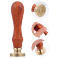 thumbnail image 2 of Shisuyan 1 Pc Creative Seal Stamp Retro Style Stamps Alphabet Pattern Wax Seal (Letter M), 2 of 9