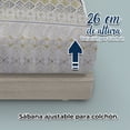 thumbnail image 3 of Juego De Sabanas Individuales Estampadas De Microfibra De Poliester 3 Piezas Diseño Elegante Amplias Textura Suave, 3 of 5