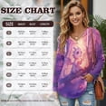 thumbnail image 7 of DISNIMO Dragon Printed Pullover Tops for Women Long Sleeve Sweatshirts V Neck Hoodies Waffle Shirts for Fall Winter, XL, 7 of 7