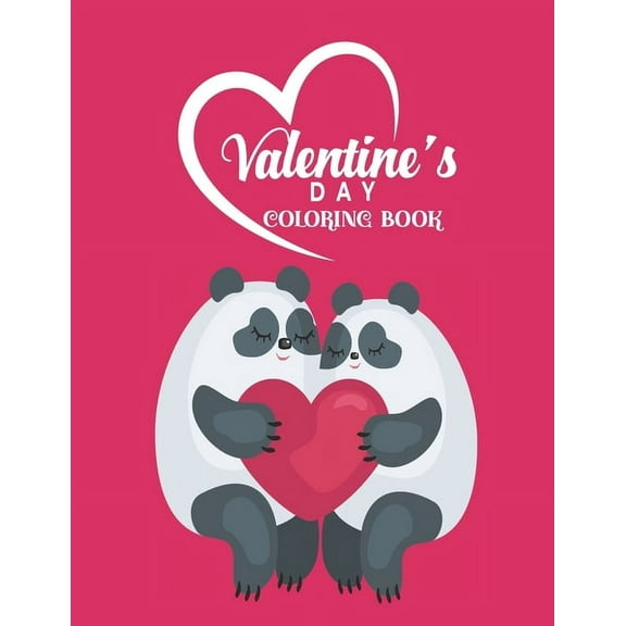 Valentine's Day Coloring Book: Valentine's Day Coloring Book for Kids, A Very Cute valentine's day animal couple Coloring Book - Girls Valentine's Day Gift (Valentine's Gift For a Princess Age 4-8) (C