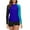 Multicolor, variant on Honeeladyy Women 2 Piece Rash Guard Long Sleeve Swimsuits Swim Shirt with Shorts Set Sun Protection Surf Bathing Suits Gift for Sister Black XL