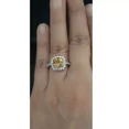 thumbnail image 2 of 925 Sterling Silver Certified Natural Yellow Citiren Handmade Ring, 2 of 2
