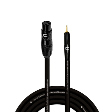 Coluber Cable Unbalanced XLR Female Cable to 3.5 TS Male - 3-Pin Connector