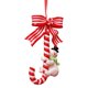 thumbnail image 2 of Artículos Navideños: Muñeco De Nieve De Cerámica Blanda, Bastón Pequeño, Pan De Arcilla, Adornos Colgantes, Adornos Para El Árbol De Navidad, Artículos Decorativos, 2 of 6