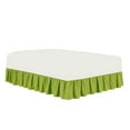 thumbnail image 1 of The Great American Store Premium 1800 Series Brushed Microfiber Easy Fit Gathered Style Ruffled Bed Skirt - 30 Inch Drop Length (Cal King Size, Solid Light Green) - Covers Bed Legs & Frame, 1 of 4