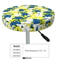 thumbnail image 4 of Lsque Lilies Flowers Round Bar chair cushion covers Velvet Fabric Premium Comfort Protects from Scratches and Stains for 14-17 Inch Chair- 14 inch, 4 of 7