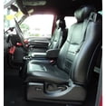 thumbnail image 2 of FD24 2001-2007 Ford F250-F550 Front and Back Set. Front Captain Chairs with Integrated Seat Belts and 1 Armrest Per Seat. Rear Solid Back 40/60 Split Bottom in Gray Endura, 2 of 5