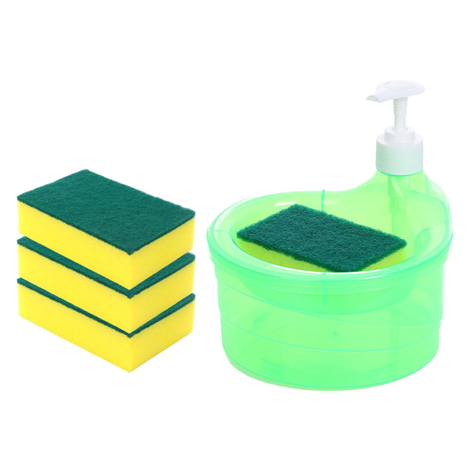 Dish Soap Dispensing Sponge Brush – Emmeistar