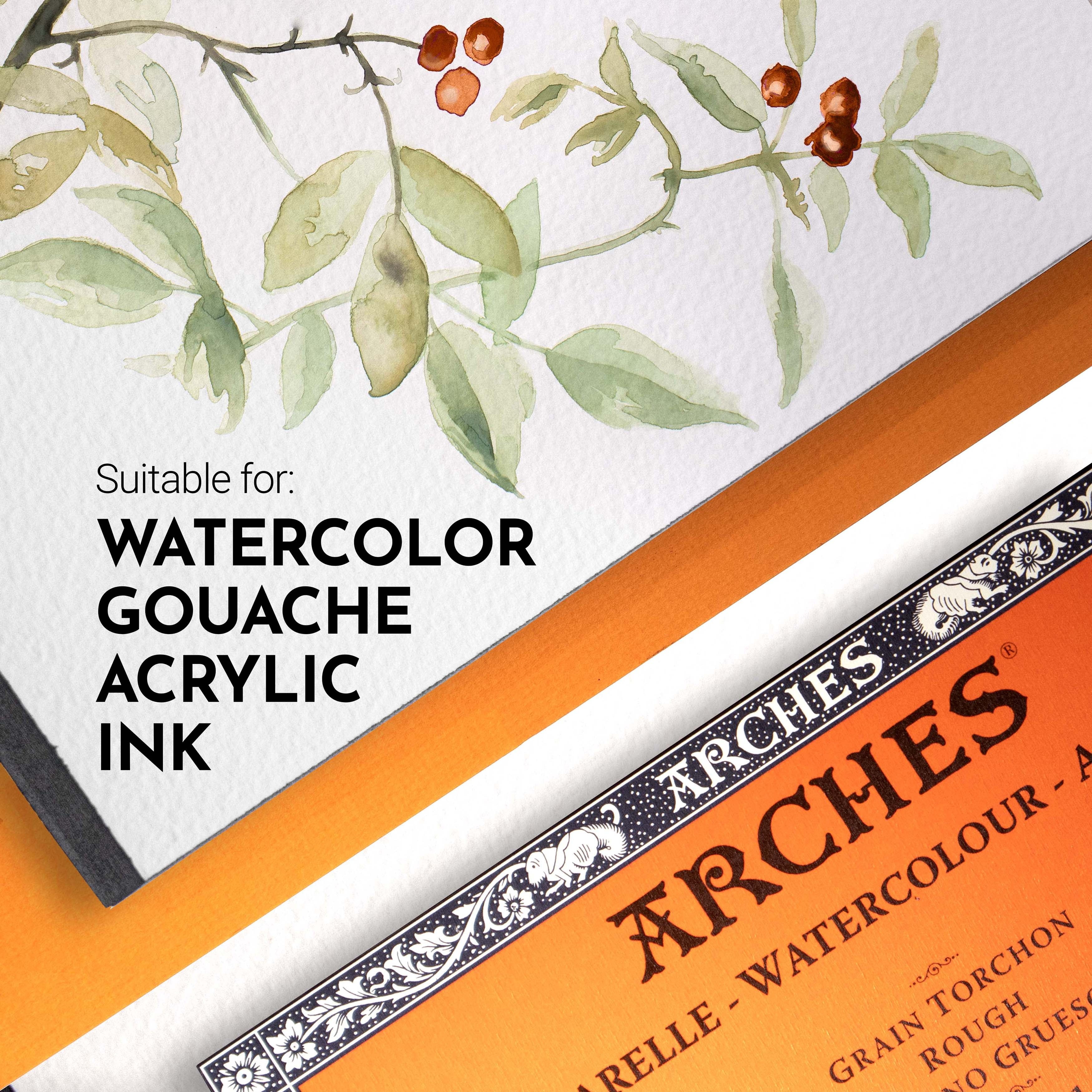 Arches 140 lb. Watercolor Block, Rough, 14" x 20"