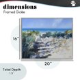 thumbnail image 4 of Stupell Industries Traditional Beach Steps in Robe Gray Framed Giclee Art, 20 x 16, by Craig Trewin Penny, 4 of 8