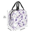 thumbnail image 2 of Sigee Orchids Flowers for Lunch Bag for Women Men, Reusable Lunch Bag Insulated Lunch Bag Lunch Box Cooler, 2 of 5