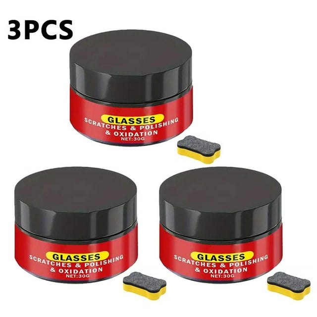Windshield Scratch Remover Kit For Car And Motorcycle Glass Repair Polish And Protect