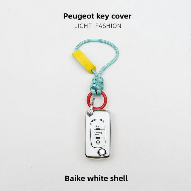 Car Key Fob Cover Case Protector For Peugeot 308 Key Fob Cover 307 E2008 4008 301 508L 408X Key Case