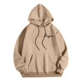 thumbnail image 5 of MHFRRA Sudadera con Capucha Gráfica para Comodidad y Estilo Diario Caqui, 5 of 5