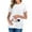 White, variant on Maternity Tops,Ladies Fashion Solid Color Print Short Sleeve Pregnant Woman Casual Clothe Top White
