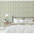 thumbnail image 3 of S4Sassy Peel & Stick Vinyl Wallpaper, Chic Floral Vine Print Wallpaper Contact Paper Waterproof - Green, 25"x240", Textured Finish, Wall Covering for Home Decor in Bedrooms, Renter Spaces, Cabinets, 3 of 9