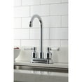 thumbnail image 2 of Kingston Brass KB8491DPL Paris Two-Handle 2-Hole Deck Mount Bar Faucet in Polished Chrome, 2 of 7