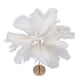 thumbnail image 1 of Lámpara de mesa de plumas Bling Bling recargable por USB con base de metal, 1 of 12