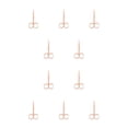 thumbnail image 1 of Guardurnaity Pinzas para cutículas de uñas, tijeras de acero inoxidable, impermeables, de mano, para el hogar, accesorio chapado en oro rosa Chapado en oro rosa. 10piezas Guardurnaity CBP288377, 1 of 4