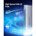 thumbnail image 4 of LENTION USB C Hub with 4 USB 3.0&Type C Charging Multiport Adapter Compatible MacBook,Windows,Chrome(C31,Gray), 4 of 17