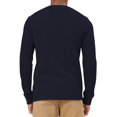 thumbnail image 3 of Ma Croix Mens Heavyweight Thermal Shirt Soft Cotton Active Big and Tall Stretchy Waffle Tee, 3 of 4