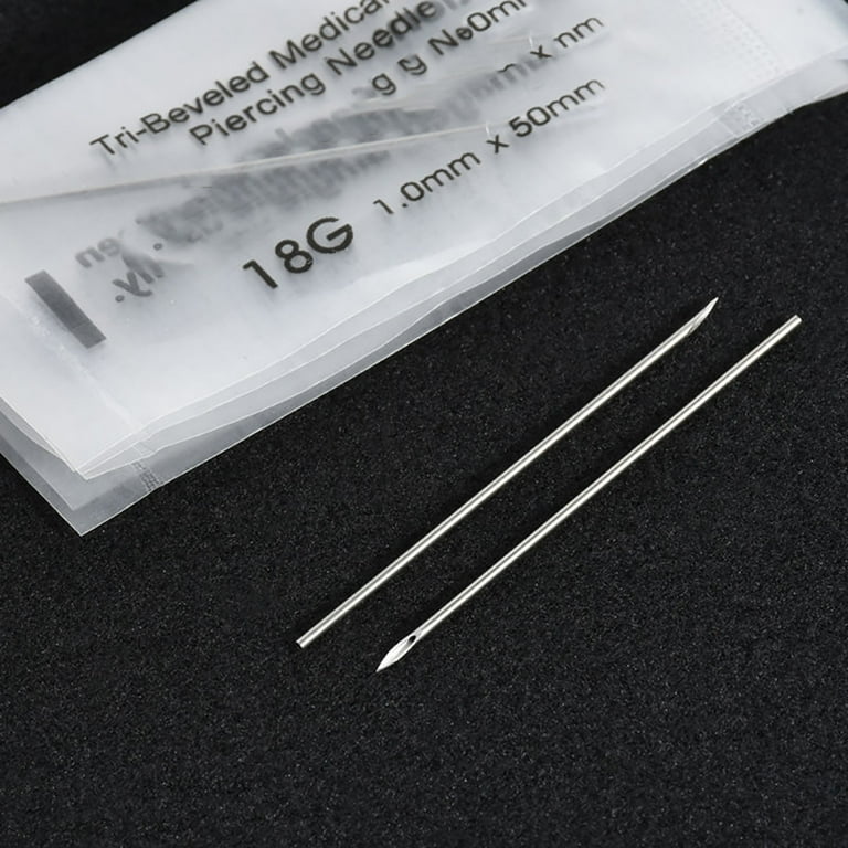 Tri-Beveled Medical Grade Laser Sharpened Piercing Needles n20g-sbx