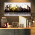 thumbnail image 1 of Grunge City Panorama - Cityscape Canvas Print, 1 of 3