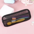 thumbnail image 2 of Makeup Brush Case Cosmetic Toiletry Bag Organizer Mesh Pouch Storage Beauty Tool, 2 of 2