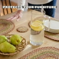 thumbnail image 6 of Homespice - Azalea Jute Table Runners 36 Inches Long, a Textured Table Runner to Use as a Dinner Table Runner - Durable, Tightly Stitched, and Lays Flat - Hand Braided Oval Table Runner, 11x36 Inches, 6 of 9
