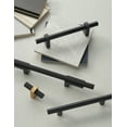 thumbnail image 3 of Alno A2902-4 Vita Bella 4" Center To Center Modern Industrial Knurled Cabinet Bar Handle /, 3 of 3